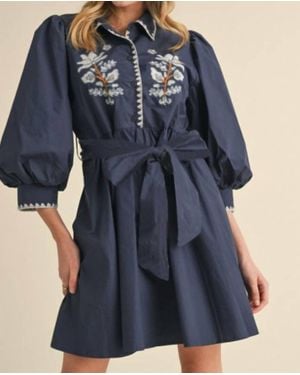 Jodifil Let's Boogie Dress - Blue