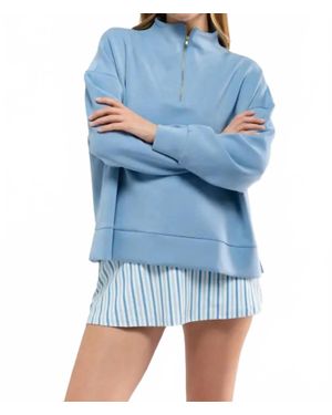 Smith & Quinn Morgan Quarter Zip Top - Blue
