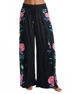 Sunshine 79 Cascade Blooms Beach Pant - Blue