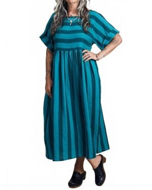 Curator SF Perry Garment Dyed Dress - Blue