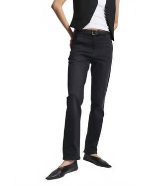 Saint Art Kiana Denim Straight Leg Pant - Black