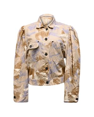 Isabel Marant Itora Printed Jacket - Natural