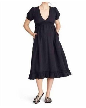 HATCH Amelia Midi Dress - Blue
