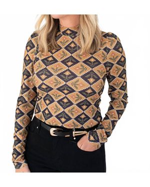 Modafleur The Jenny Top - Brown