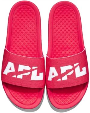 Athletic Propulsion Labs Big Logo Techloom Slide Sandal - Red