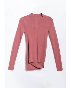 Rick Owens Long Sleeve Babel Top - Pink