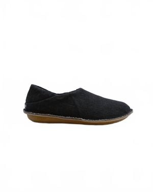 VIBAe Zuma Linen Slippers - Black