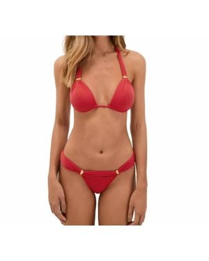 ViX Bia Tube Bikini Bottom - Red