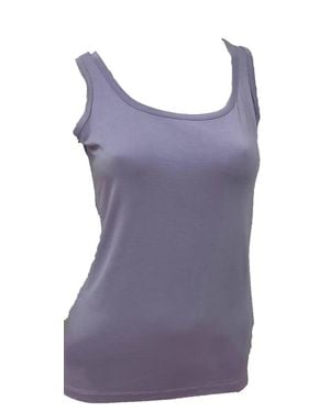 French Kyss Scoop Neck Tank Top - Purple