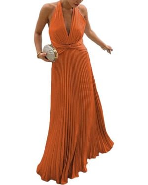 DELI S Maxi Dress - Brown