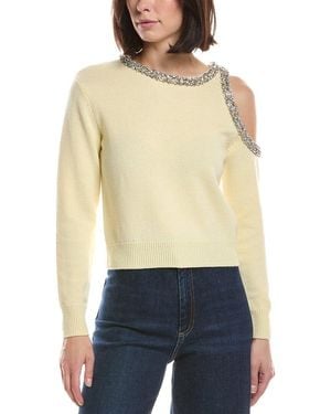 MILLY Roma Knit Top - Natural