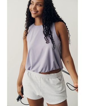 Daily Practice Bubble Twist Tank Top - Blue