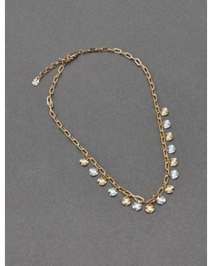 Lucky Brand Charm Chain Necklace - Gray