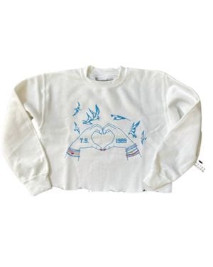 Prince Peter Girl's Ts Bracelet Crop Sweatshirt - Blue