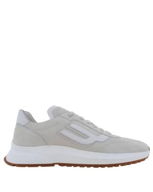 Bally Demyl Calf Nubuk Low-Top Sneakers - Gray