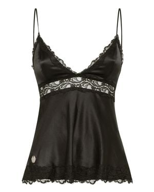 Philipp Plein Ss Top Elegant - Black