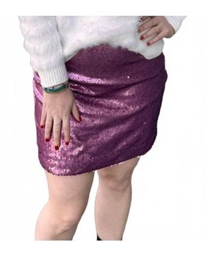 By Together Gone Out Skirt - Purple