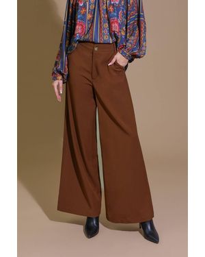 TRUEDAMES Think It Through Woven Pants - Brown
