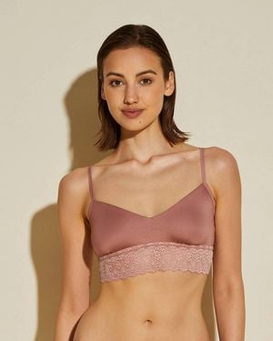 Cosabella Giulia Scoop Fashion Bralette - Brown