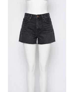Z Supply Everyday Hi-Rise Denim Shorts - Black