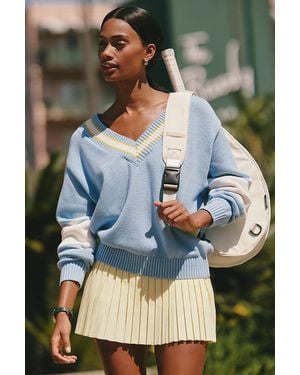 The Upside Rever 100% Cotton Sweater - Blue