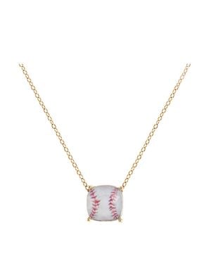 Wholesale Accessory Market Baseball Necklace - Metallic
