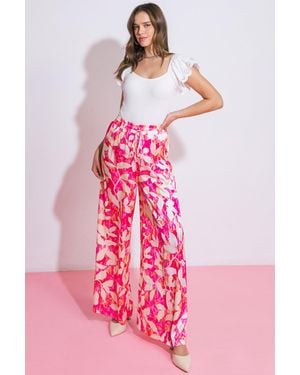 TRUEDAMES Coming To My Senses Woven Pants - Pink