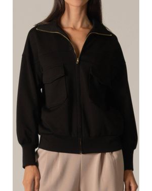 P.Cill Modal Utility Jacket - Black