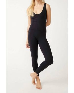 Free People Never Better One Piece Jumpsuit - Black