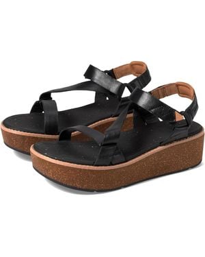 Teva Madera 1151015-Blk Sandals Wedge Heel Platform Zap1683 - Black