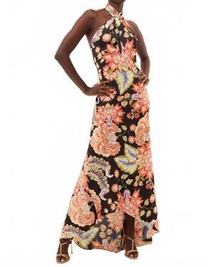 MISA Los Angles Harle Maxi Dress - White