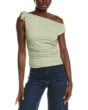 Wayf One-Shoulder Top - Green