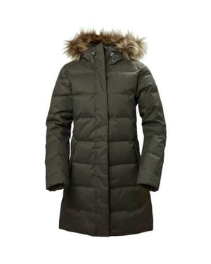 Helly Hansen Aden Down Parka Coat - Green