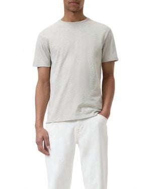 Closed Organic Cotton Classic Slub Short Sleeve T-Shirt - White