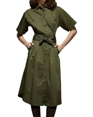 LOVE Binetti Julia Midi Dress - Green