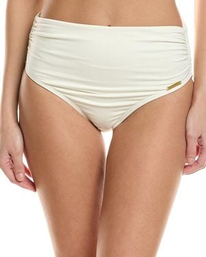 Vince Camuto Convertible High Waist Swim Bottom - Natural