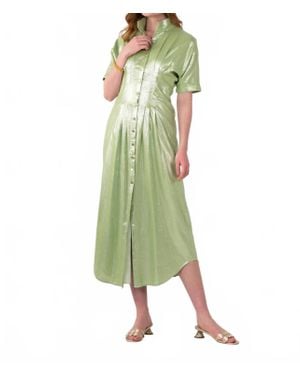 Emily Mccarthy Georgia Dress - Green