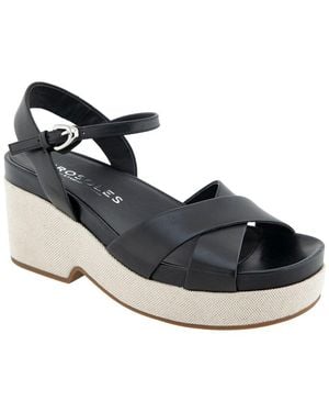 Aerosoles Chabella Leather Heeled Sandal - Blue
