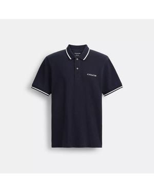 COACH Signature Polo - Blue