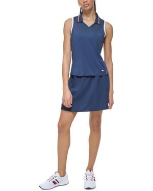 Tommy Hilfiger Sleeveless Fitness Polo - Blue