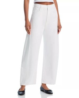 Mother Full-Pipe Ankle Jeans - White