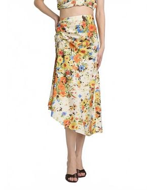A.L.C. Naomi Midi Skirt - Yellow