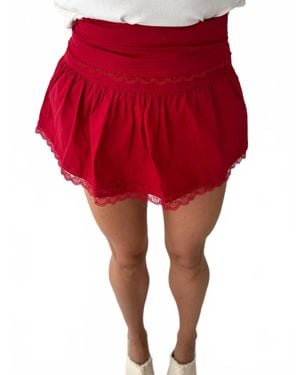 Day + Moon Juliette Skirt - Red
