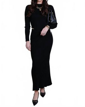 Sundays Trix Midi Skirt - Black
