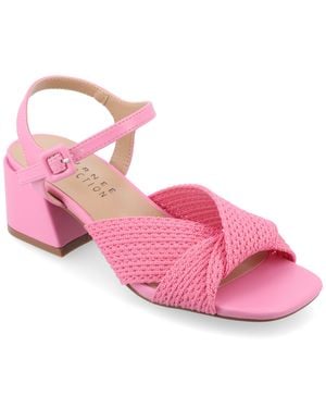 Journee Collection Collection Tru Comfort Foam Zerlina Sandals - Pink