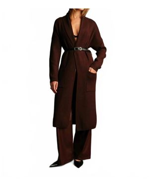 DELUC Chandler Cardigan - Brown
