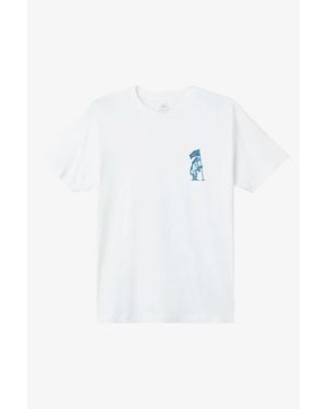 O'neill Sportswear Cali Flagbearer T-Shirt Graphic Cotton Standard Fit Fts343 - White