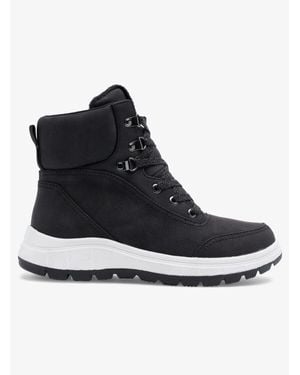 Roxy Karmel Arjb700703 Snow Boots Faux Fur Waterproof Zpo2127 - Black