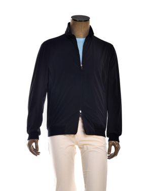 Kiton Kired Liam Nylon-Elastane Light Jacket - Blue