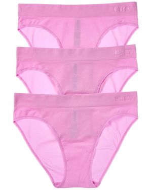 DKNY 3Pk Seamless Litewear Bikini - Pink